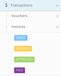 navigation_menu_transactions_invoices_dropdown_example