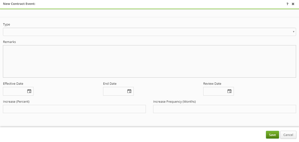 CONTRACT EVENTS - New